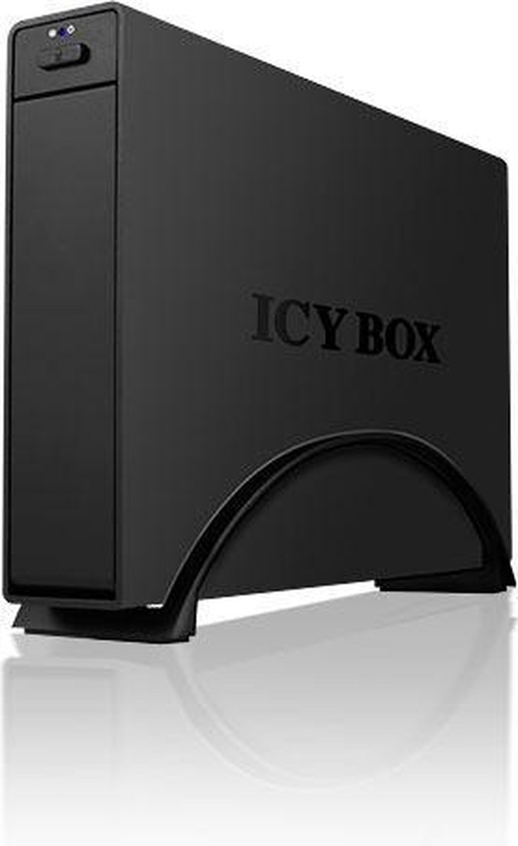 ICY BOX IB-1807MT-C31 externe behuizing Zwart, USB-A 3.2 (10 Gbit/s