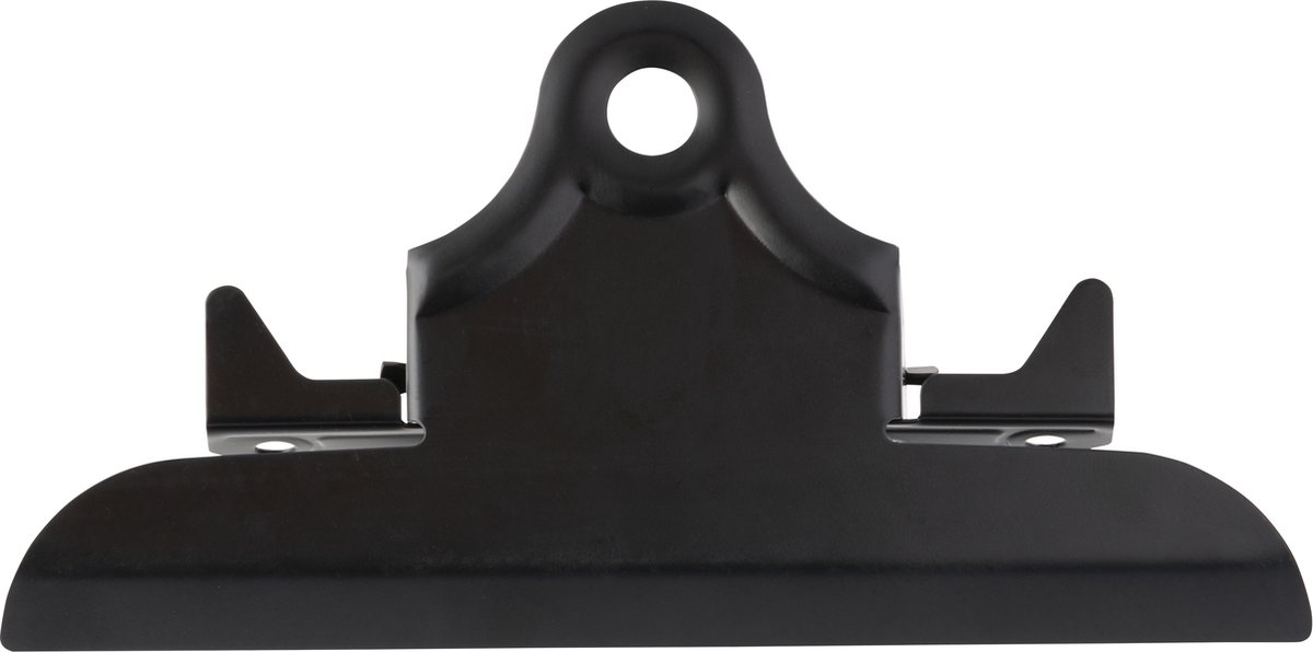 LPC Papierklem Klembordklem - zwart - 145 mm -10 stuks