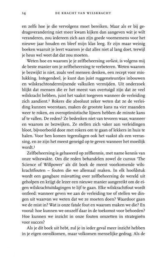 De kracht van wilskracht