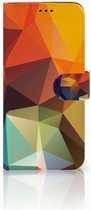Geschikt voor Samsung Galaxy S9 Plus Book Case Design Polygon Color