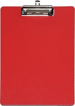 Klembord Maul Flexx met kopklem A4 rood
