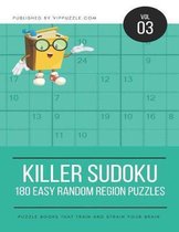 Killer Sudoku - 180 Easy Random Region Puzzles