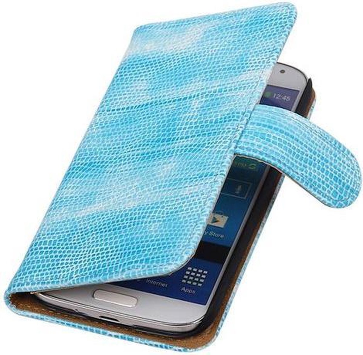 Hagedis Bookstyle Hoes Turquoise - Samsung Galaxy S4 i9500
