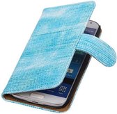Hagedis Bookstyle Hoes Turquoise - Samsung Galaxy S4 i9500