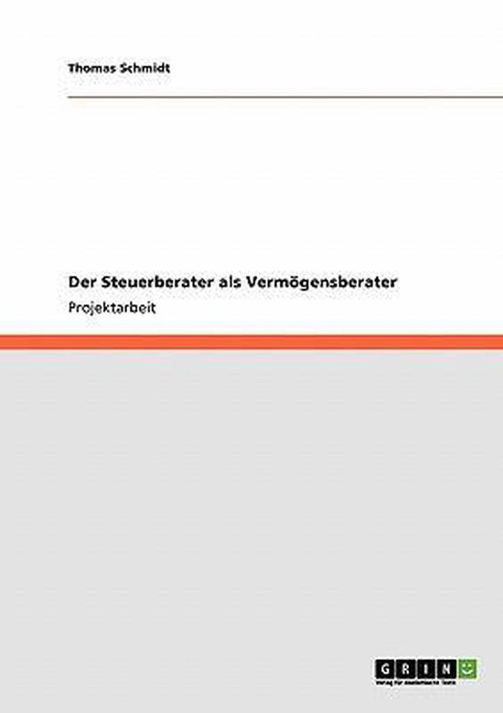 Der Steuerberater als Vermoegensberater - cover