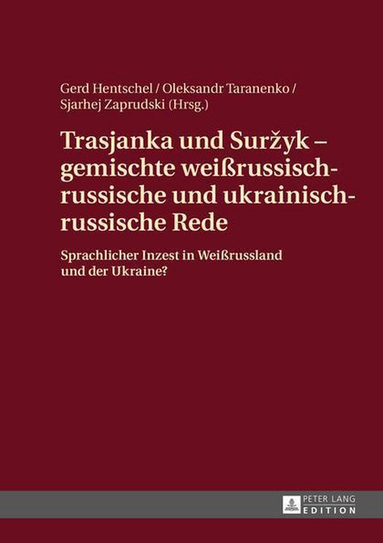Trasjanka und Suržyk – gemischte weißrussisch-russische  ... - cover