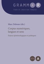 GRAMM-R 25 - Corpus numériques, langues et sens