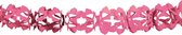 Folat - Slinger papier Hoku roze (6 meter)