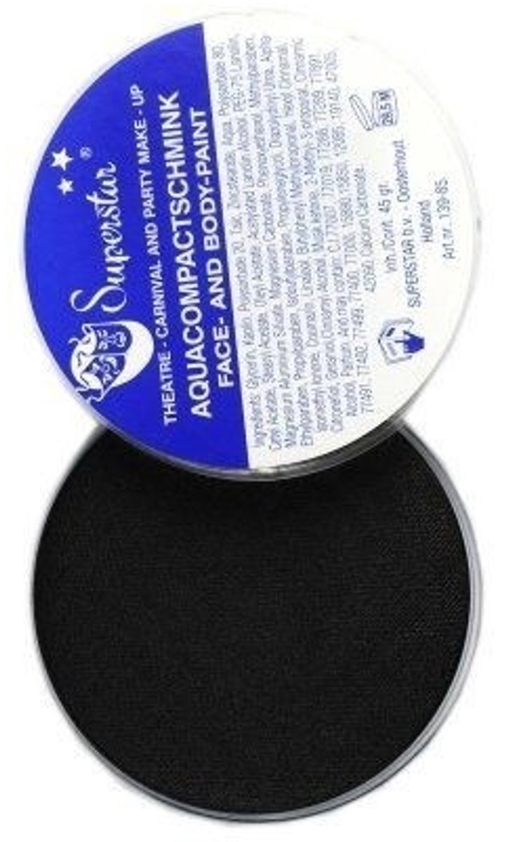 Schmink - Superstar - Zwart - Black - 45 gram