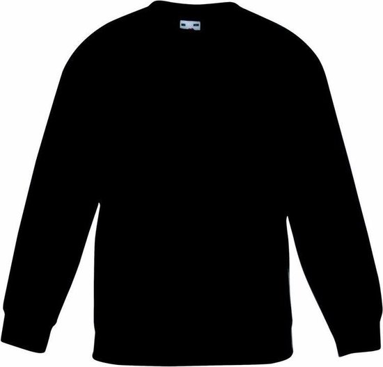 Zwarte katoenmix sweater voor jongens 5-6 jaar (110/116) | bol.com