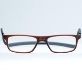 Easy Reader Magneetleesbril Sam bruin +1.50