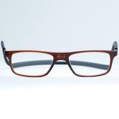 Easy Reader Magneetleesbril Sam bruin +1.00