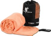Wolf Camper handdoek oranje