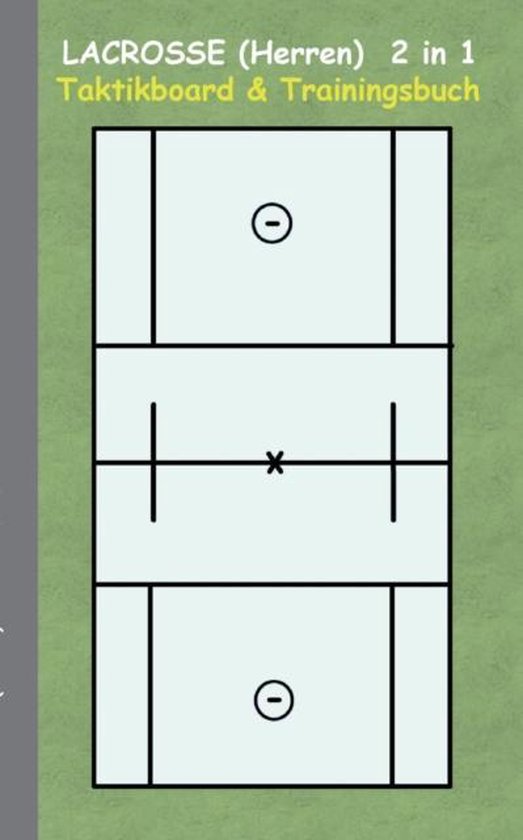 Lacrosse (Herren) 2 in 1 Taktikboard und Trainingsbuch