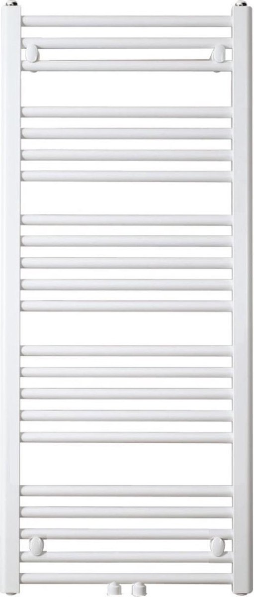 HANDDOEKRADIATOR MIDDENONDERAANSLUITING 500x1400 mm 696 Watt WIT