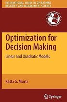 Optimization for Decision Making