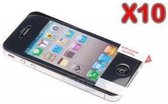 10X Screen Protector display folie voor geschikt voor iPhone 4 en 4S