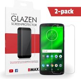 2-pack BMAX geschikt voor Motorola Moto G6 Plus Glazen Screenprotector | Beschermglas | Tempered Glass