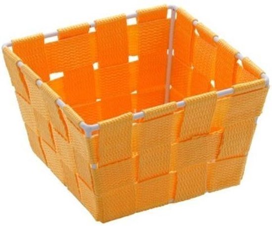 Opbergmand Wenko Adria Polypropyleen Oranje 9x14x14cm