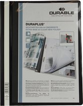 43x Durable personaliseerbare snelhechtmap Duraplus zwart