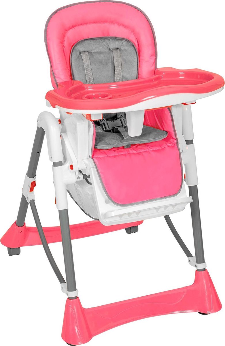 TecTake kinderstoel - babystoel - roze - 400680 - Tectake