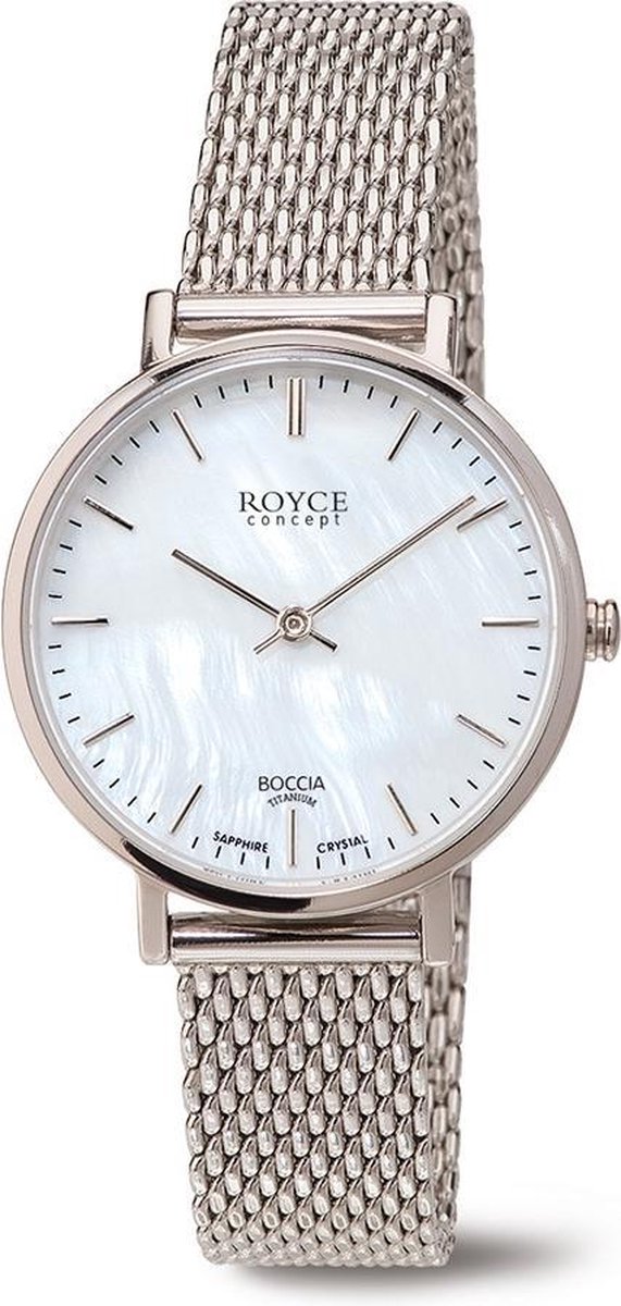 Boccia Royce dameshorl. Titanium