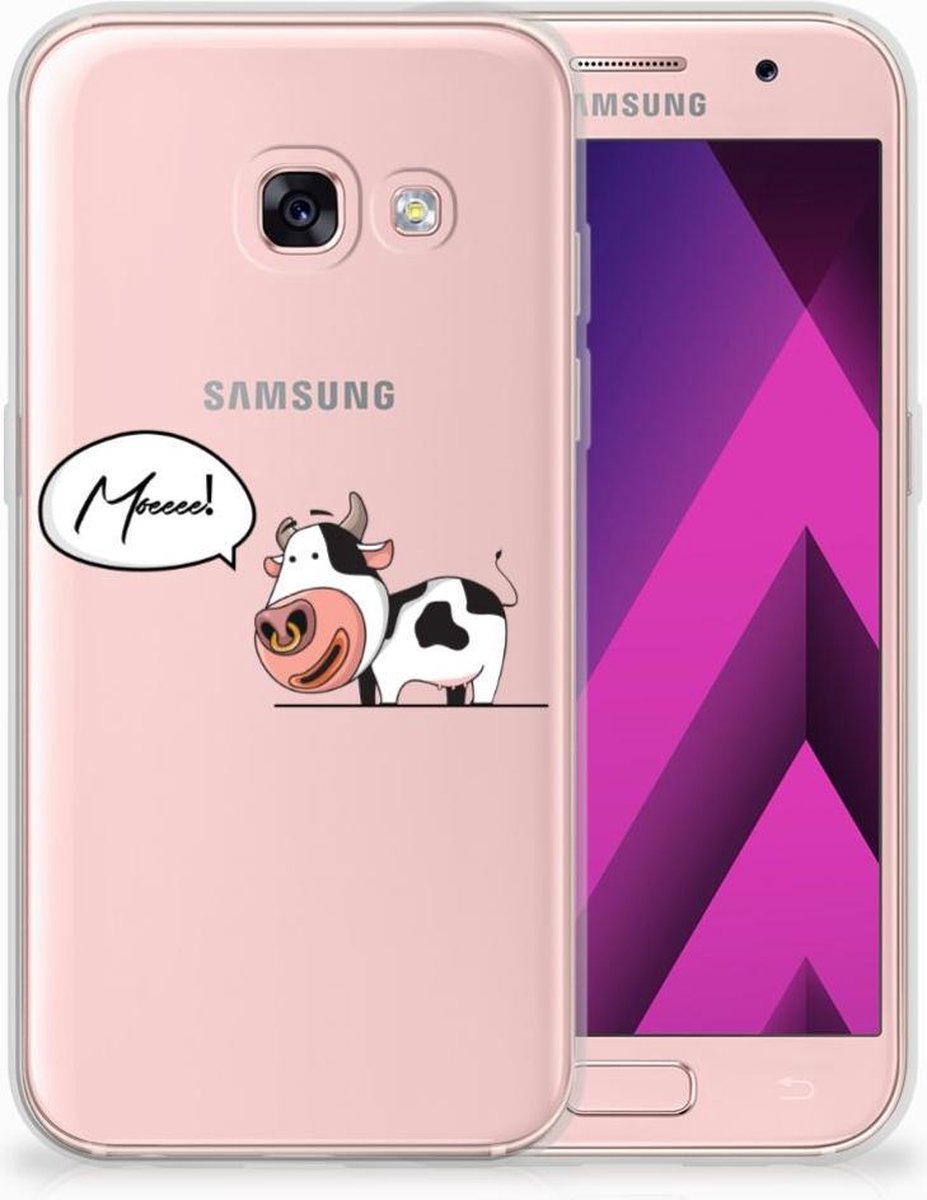 Samsung Galaxy A3 2017 Telefoonhoesje met Naam Cow