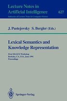 Lexical Semantics and Knowledge Representation