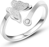 Montebello Ring Butterfly Z - 316L Staal - Vlinder - One-Size