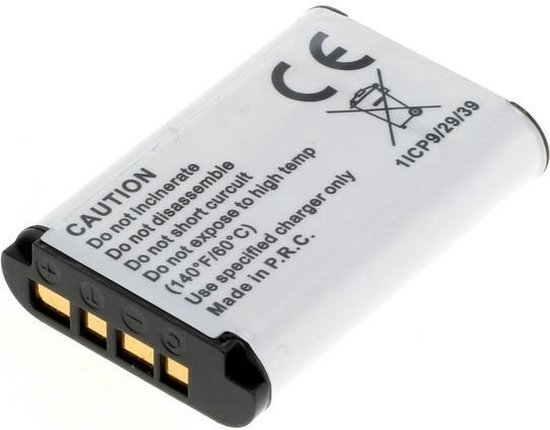 AMSHR Vervangende Accu Voor Sony NP-BX1 – 1000 MAh – 3,7V – Compatibel Met Sony HDR-AS10, DSC-RX100, HDR-AS15 & Meer – Oplaadbaar Lithium-Ion