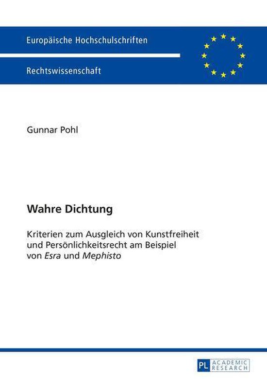 Europaeische Hochschulschriften Recht 5651 - Wahre Dichtung - cover