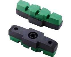 BBB Cycling Remblokjes Elektrische Fiets - HydroStop - Velgrem - Compatibel met Stadsfiets, E-bike & Mountainbike - Magura Remblokken - Groen - BBS-09E