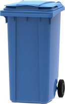Mini Container - 240 liter Blauw - Kliko Afval Container 240liter - Afvalbak 240l