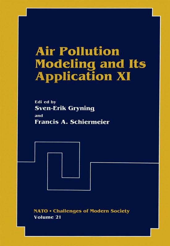 Nato Challenges of Modern Society 21 - Air Pollution Modelin ... - cover