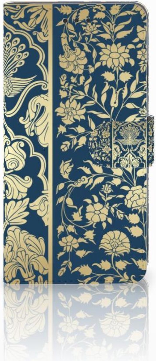 Apple iPhone Xs Max Hoesje Beige Flowers