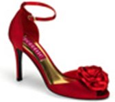 Bordello Hoge hakken -36 Shoes- ROSA-02 US 6 Rood