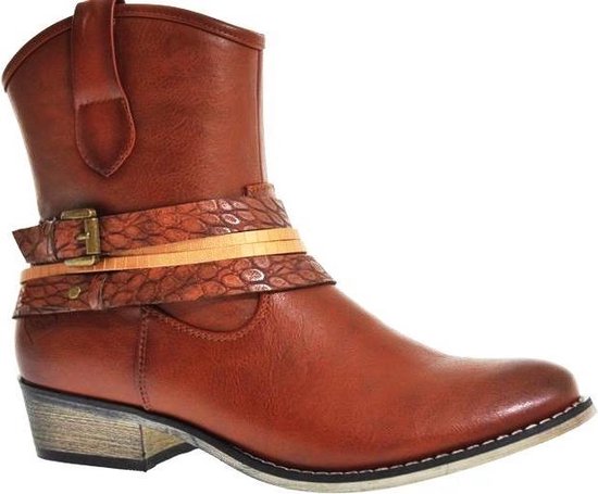 Fabulous Fabs 439111 Enkellaarzen cognac maat 36 | bol.com