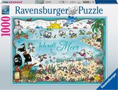 Ravensburger puzzel Sheepworld onderwater - Legpuzzel - 1000 stukjes