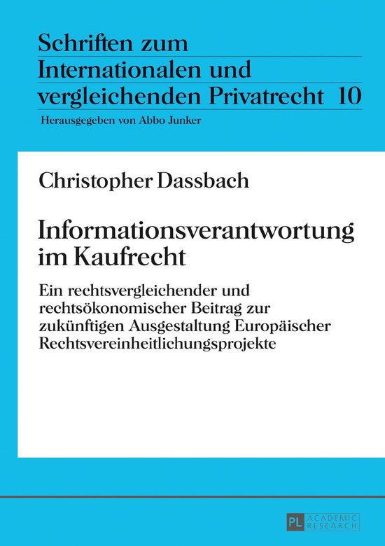 Schriften zum Internationalen und vergleichenden Privatrecht ... - cover