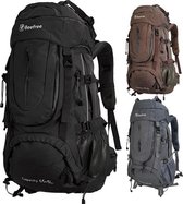 Beefree Backpack - Rugzak - Inclusief Regenhoes - 70 Liter - Zwart