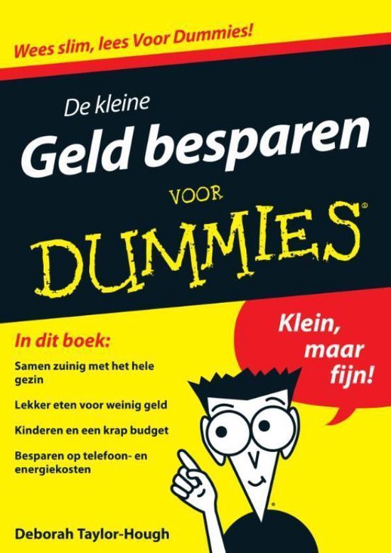 Cover van het boek 'De kleine geld besparen voor Dummies'