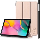Hoes geschikt voor Samsung Galaxy Tab A 10.1 (2019) - Smart Book Case Hoesje - iCall - Goud