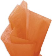 Zijdepapier Oranje - 50 x 75cm - 17gr - 240 stuks - vloeipapier Saffron