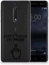 Nokia 5 Uniek TPU Hoesje Finger DTMP