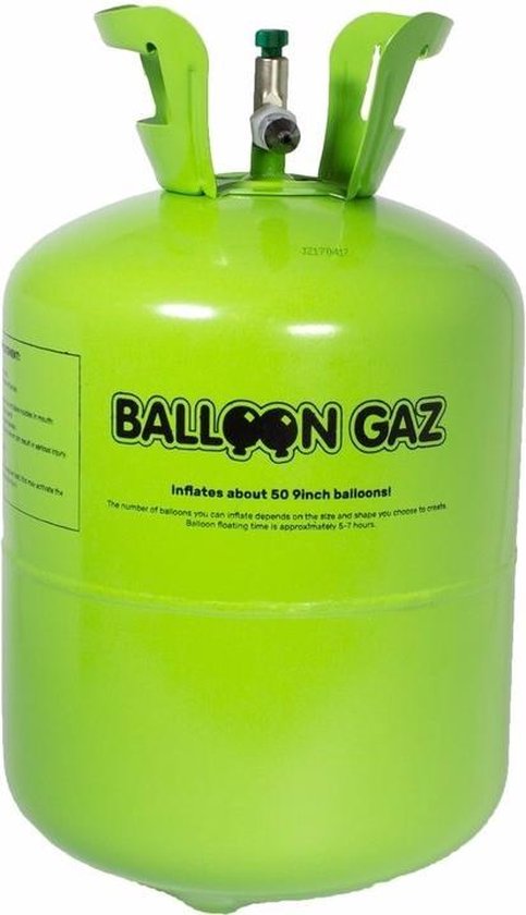 Kiwi tsunami Percentage Helium gas tankje voor 50 ballonnen - Balloon Gaz heliumtank - Ballonnen  vullen | bol.com