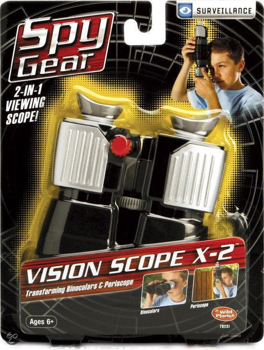 Spy Gear 2-in-1 Viewing Scope X-2 - Binoculars & Periscope Wild Planet