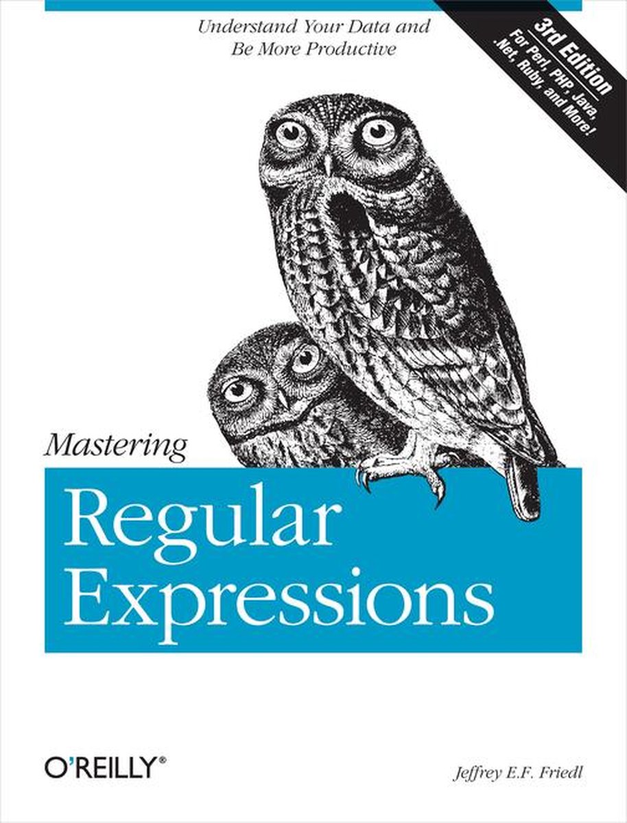 Omslag van Mastering Regular Expressions
