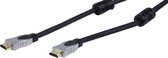 HQSS5550 - HDMI naar HDMI kabel - 1.5 m - Zwart