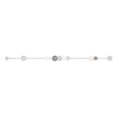 Swarovski Remix Strand Armband  (Lengte: 18.50 cm) - Zilver