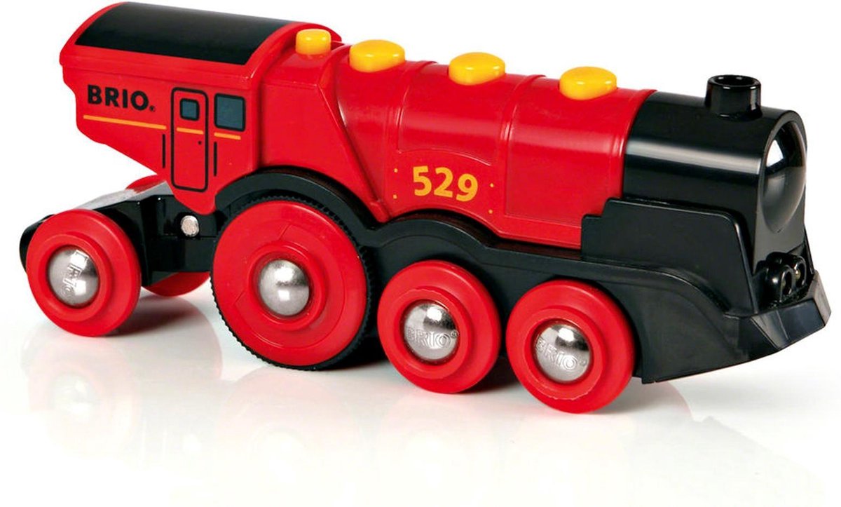 BRIO Rode locomotief op batterijen - 33592 — afbeelding 4